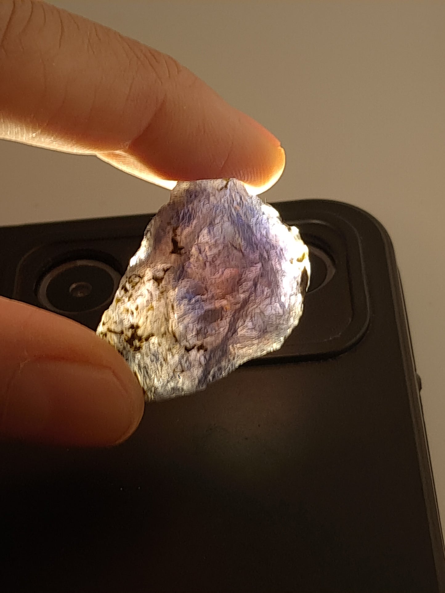 Rough Iolite Crystal w/ Hematite Inclusions (Karur) *Gem Quality* Cordierite | Excelent Pleochroism | Mineral Specimen #IO5