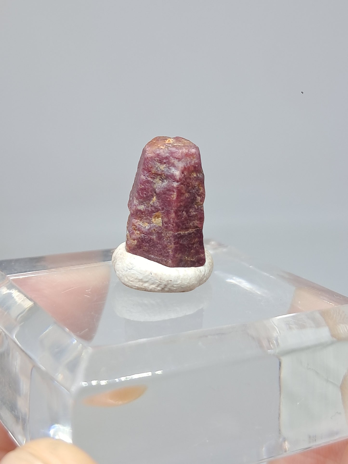 Rough Ruby Crystal (Tamil Nadu) Natural Stone | Mineral Specimen #RB15