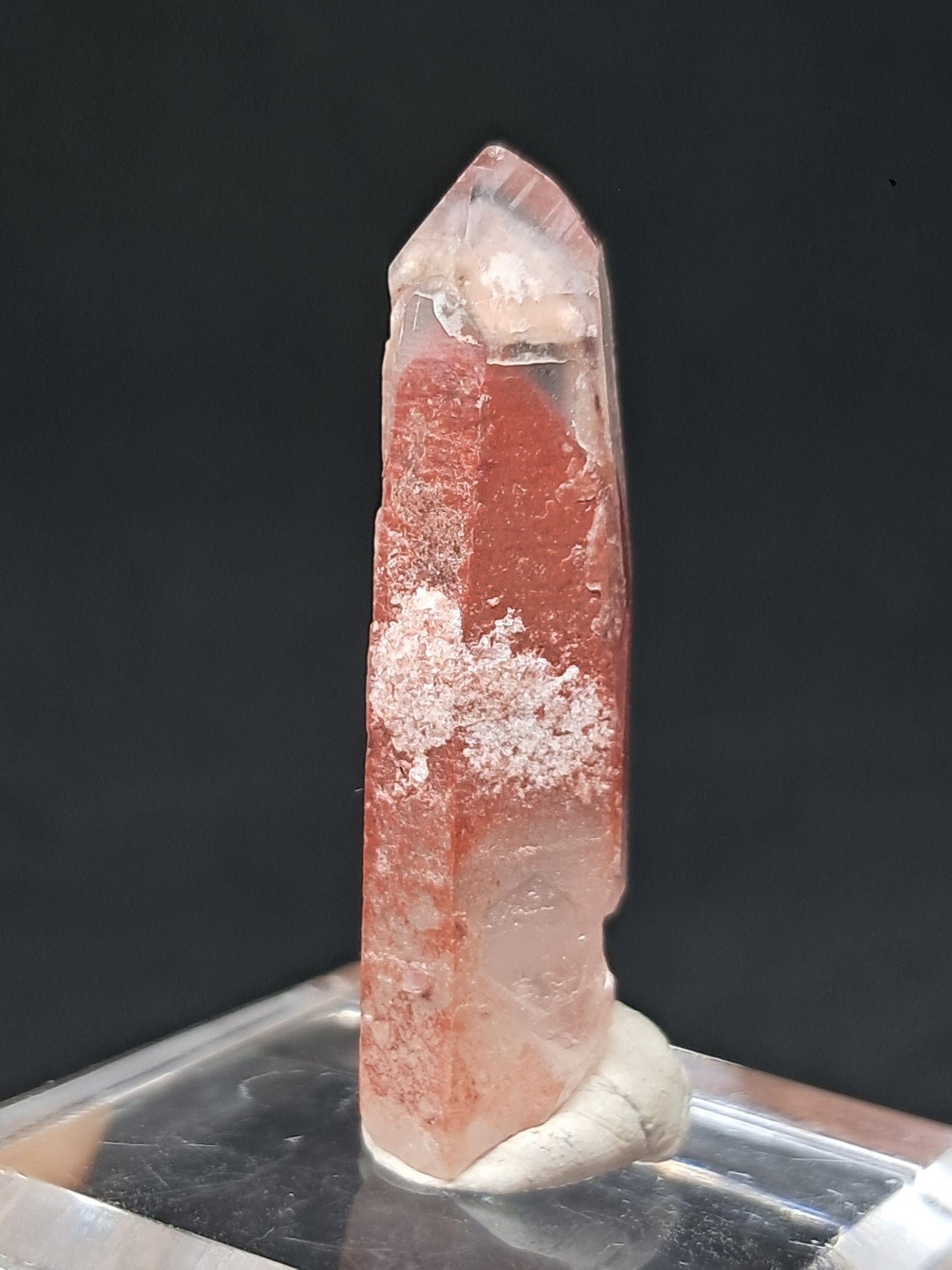 Hematite Phantom Quartz (Telangana) | Natural Crystal | Mineral Specimen #HPQ55
