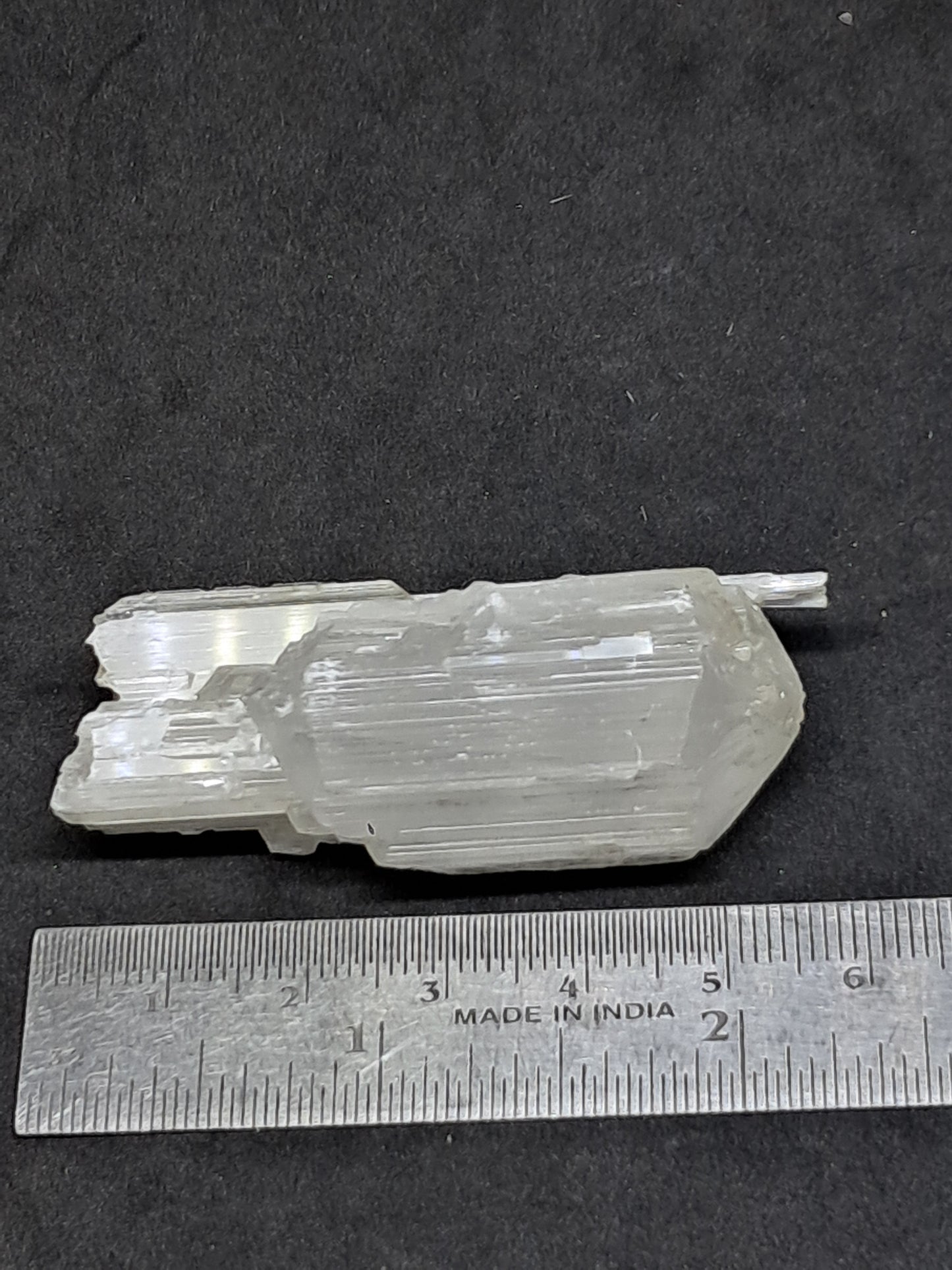 Satin Spar *Selenite* (India) Fibrous Gypsum | Mineral Specimen | Rough Crystal #SE3
