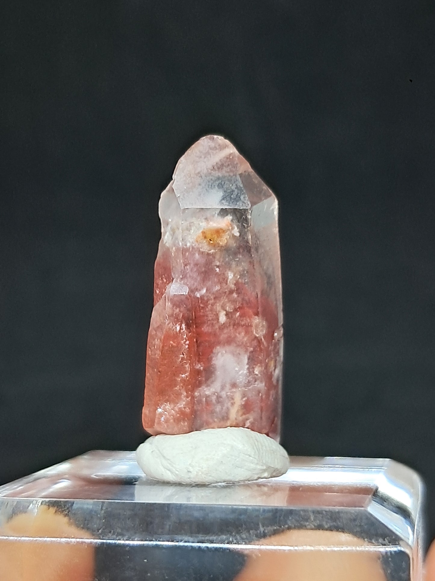 Hematite Phantom Quartz (Telangana) | Natural Crystal | Mineral Specimen #HPQ57