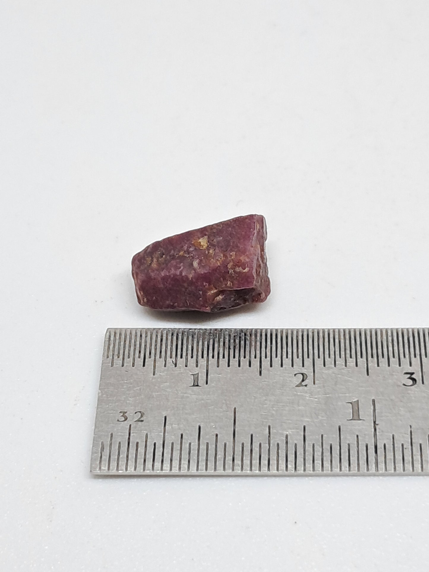 Rough Ruby Crystal (Tamil Nadu) Natural Stone | Mineral Specimen #RB15