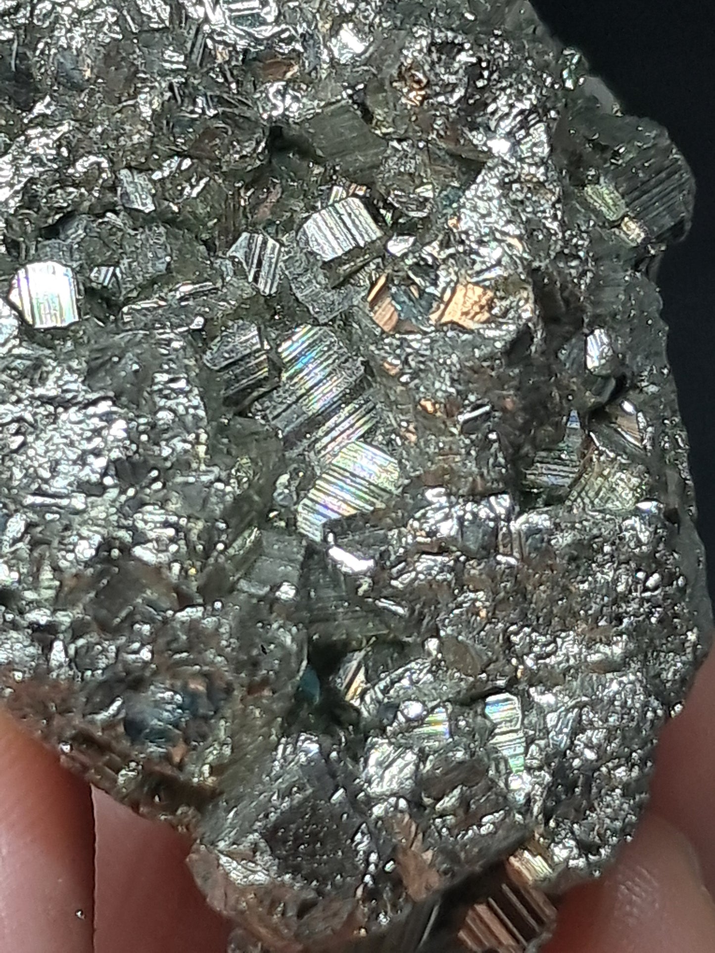 Pirita en Bruto (Perú) Drusa Natural | Muestra Mineral | Rocas y Cristales #PR24