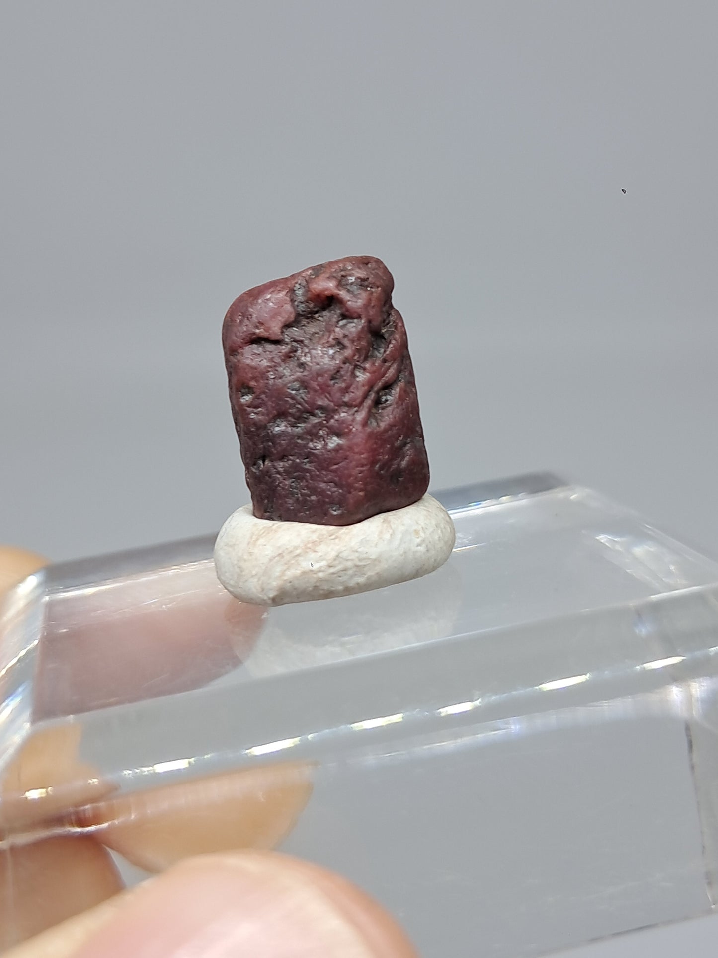 Rough Ruby Crystal (Tamil Nadu) Natural Stone | Mineral Specimen #RB16