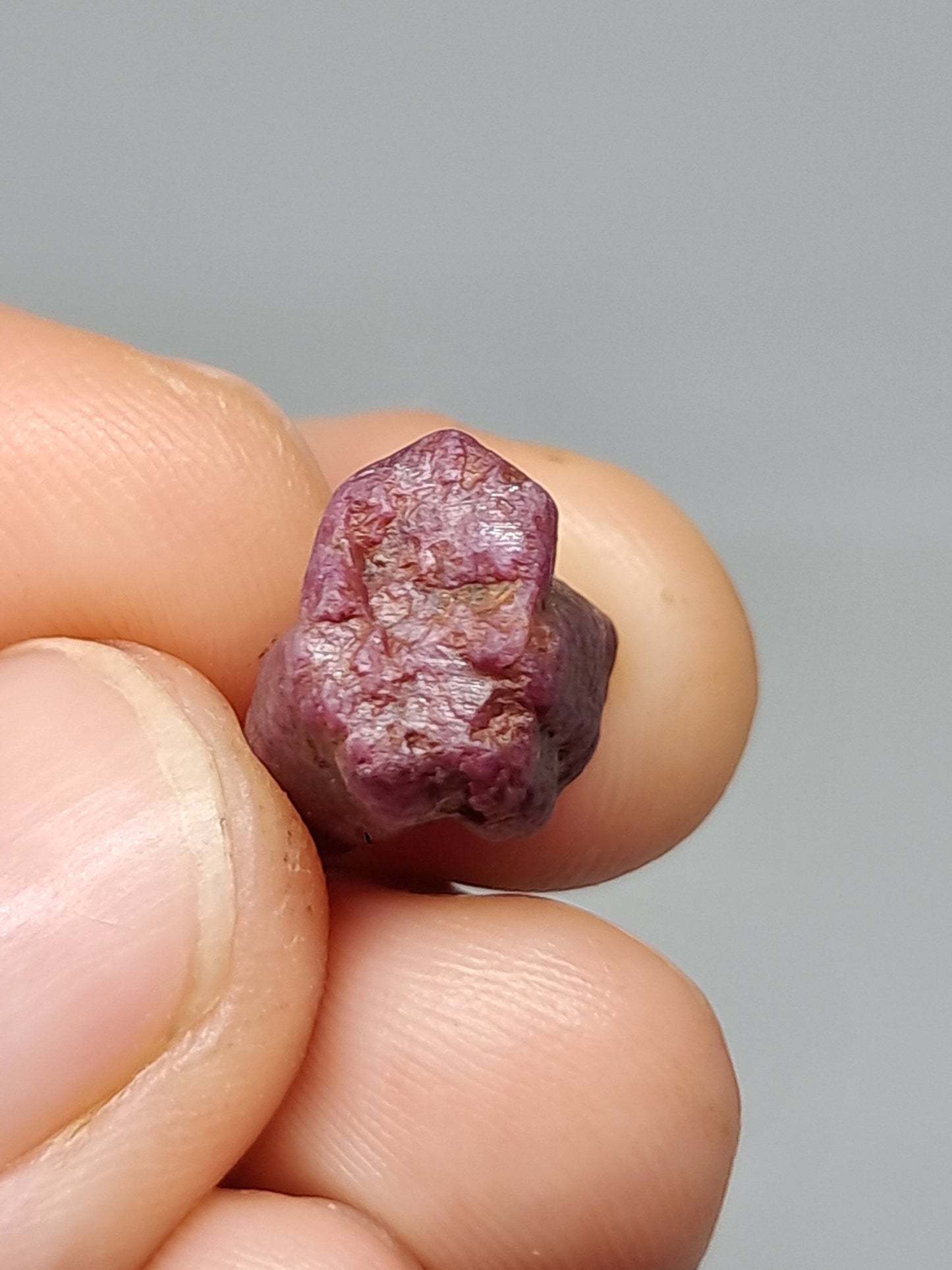 Rough Ruby Crystal (Tamil Nadu) Natural Stone | Mineral Specimen #RB20