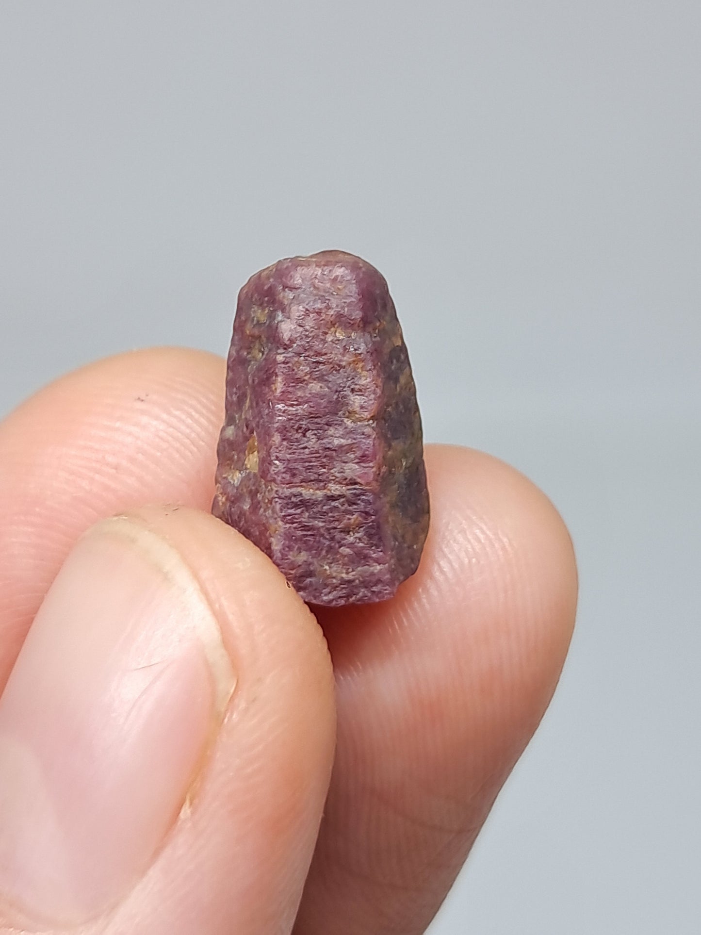 Rough Ruby Crystal (Tamil Nadu) Natural Stone | Mineral Specimen #RB15