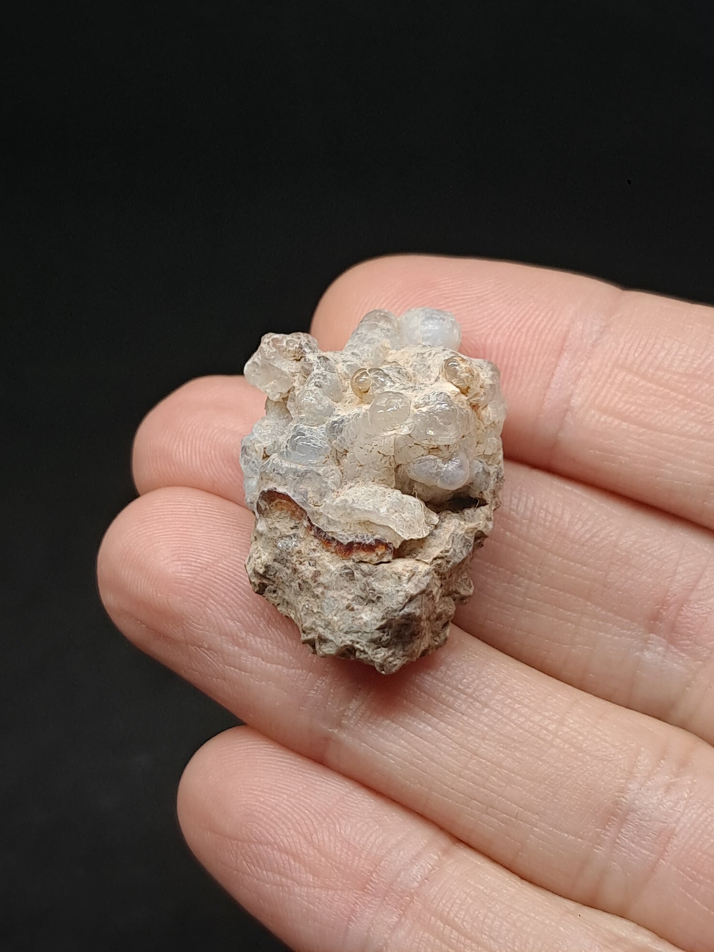Hyalite Opal on Matrix (Mexico) Rough Crystal Stone | UV-Reactive Mineral Specimen #OH13