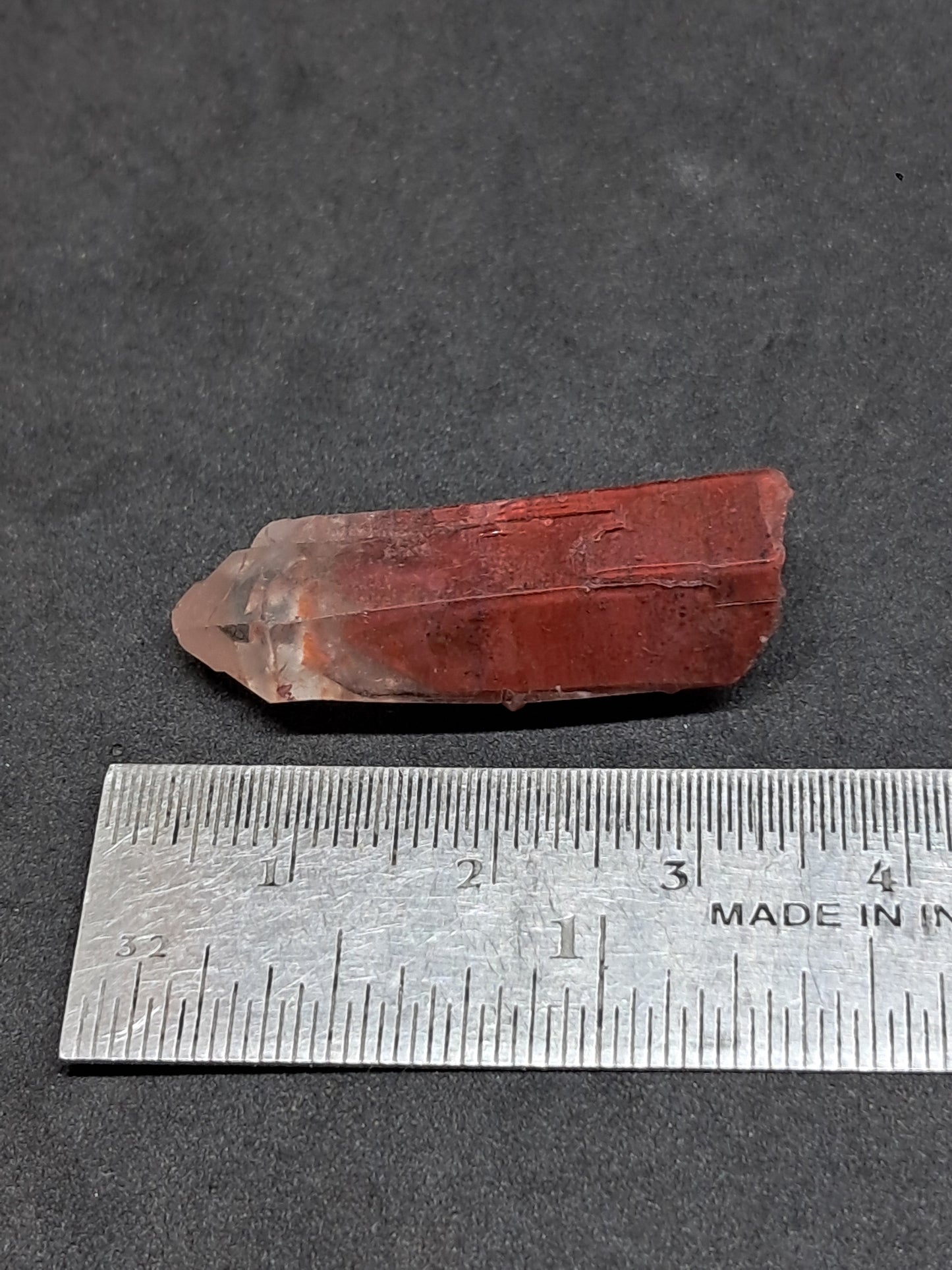 Hematite Phantom Quartz (Telangana) | Natural Crystal | Mineral Specimen #HPQ57