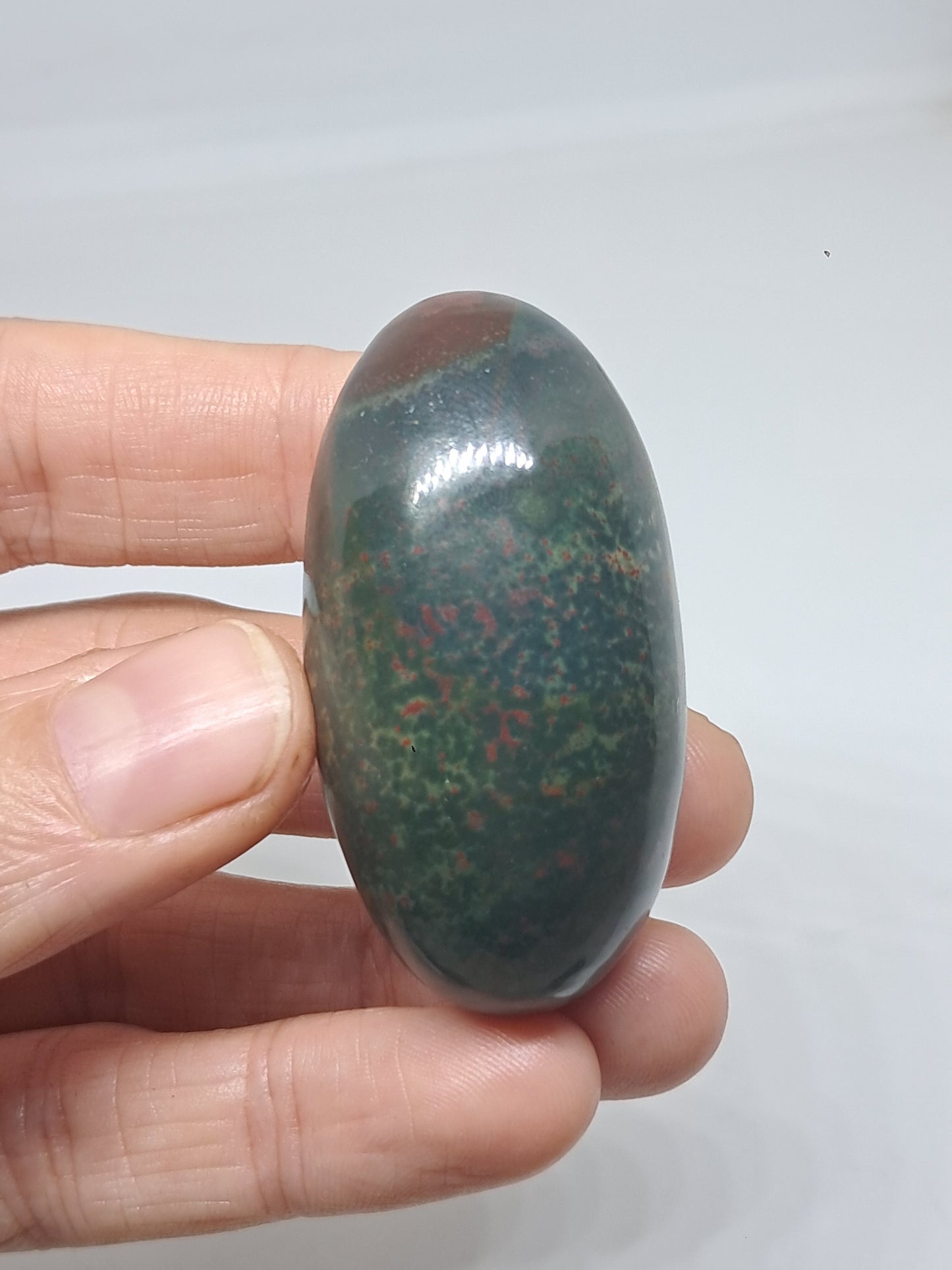Shivalingam de piedra de sangre | Piedra pulida | Cristales Naturales #BS5