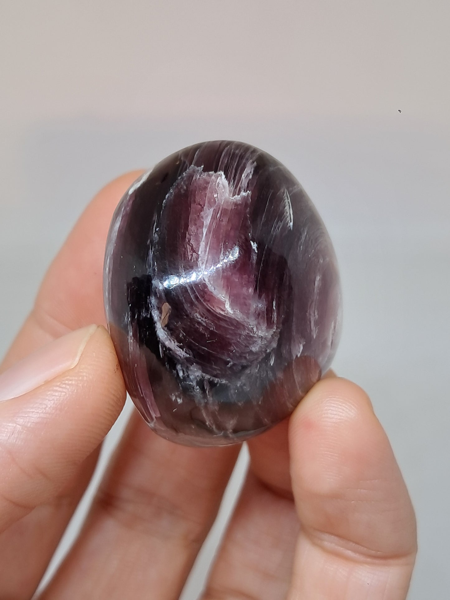 Lepidolite Tumble Stone | Natural Polished Crystal
