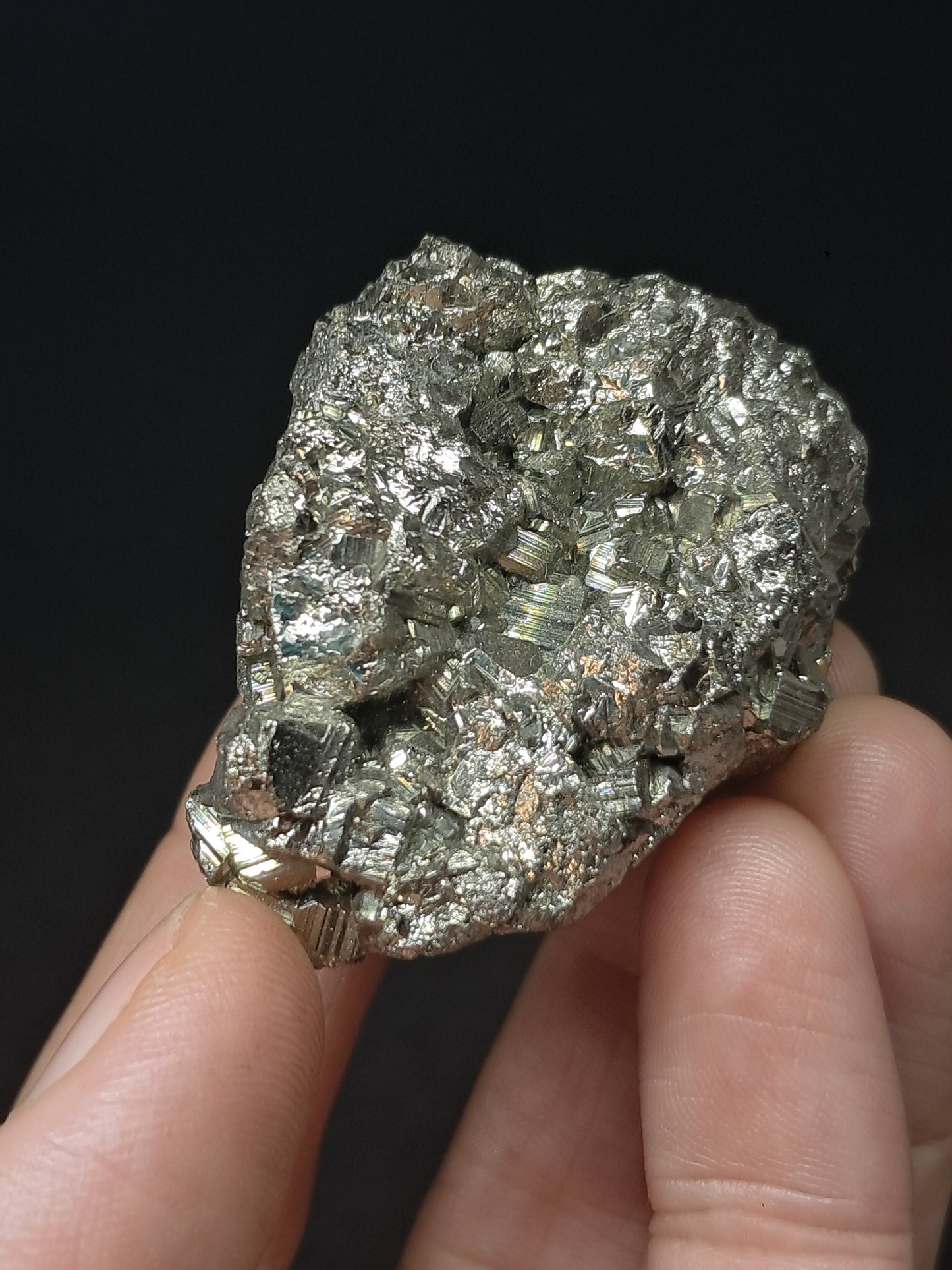 Pirita en Bruto (Perú) Drusa Natural | Muestra Mineral | Rocas y Cristales #PR24