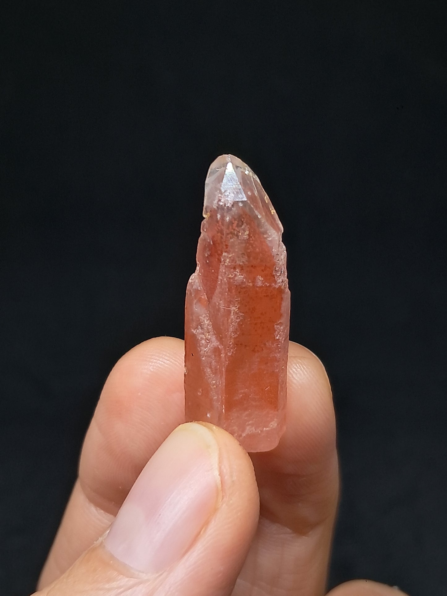 Hematite Phantom Quartz (Telangana) | Natural Crystal | Mineral Specimen #HPQ59