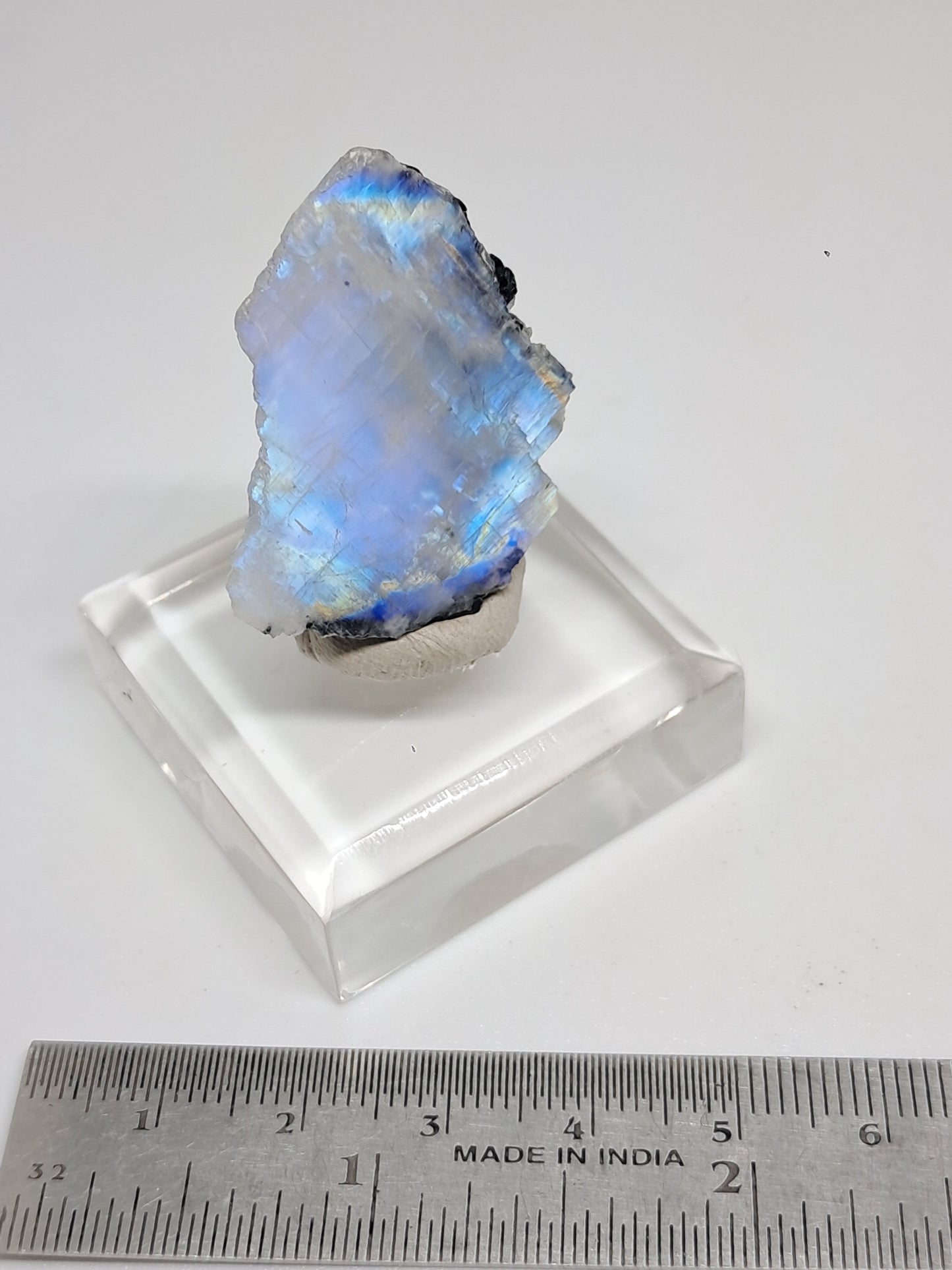 White Labradorite | Rainbow Moonstone *High Grade* (Tamil Nadu) Rough & Polished Stone | Natural Rock #MN19