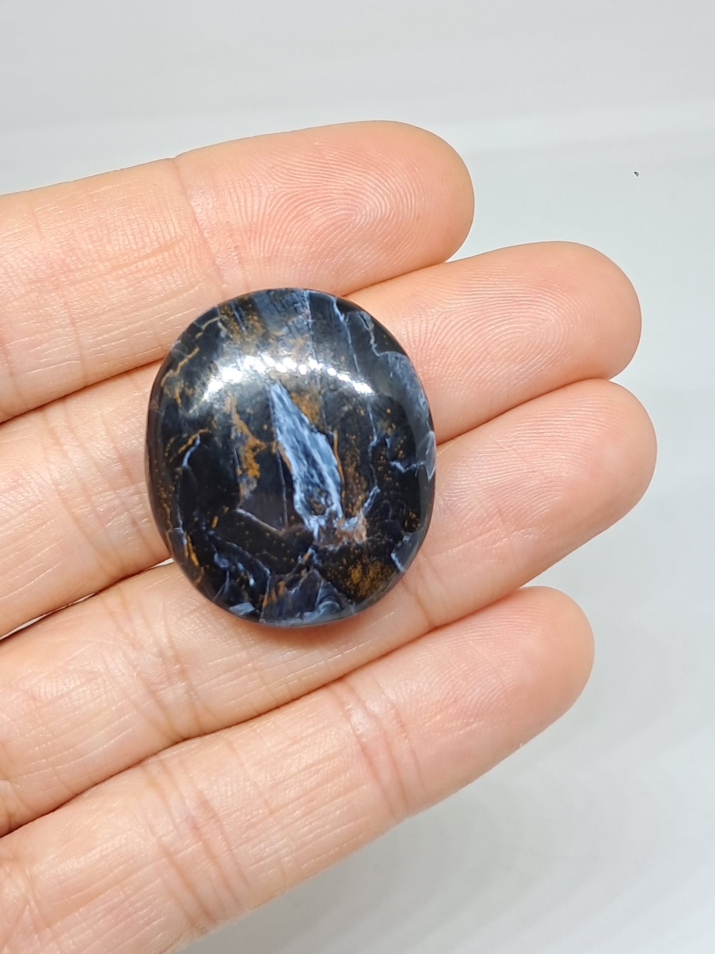 Pietersite Palmstone | Rare Polished Stone | Storm Tempest Stone | High Quality