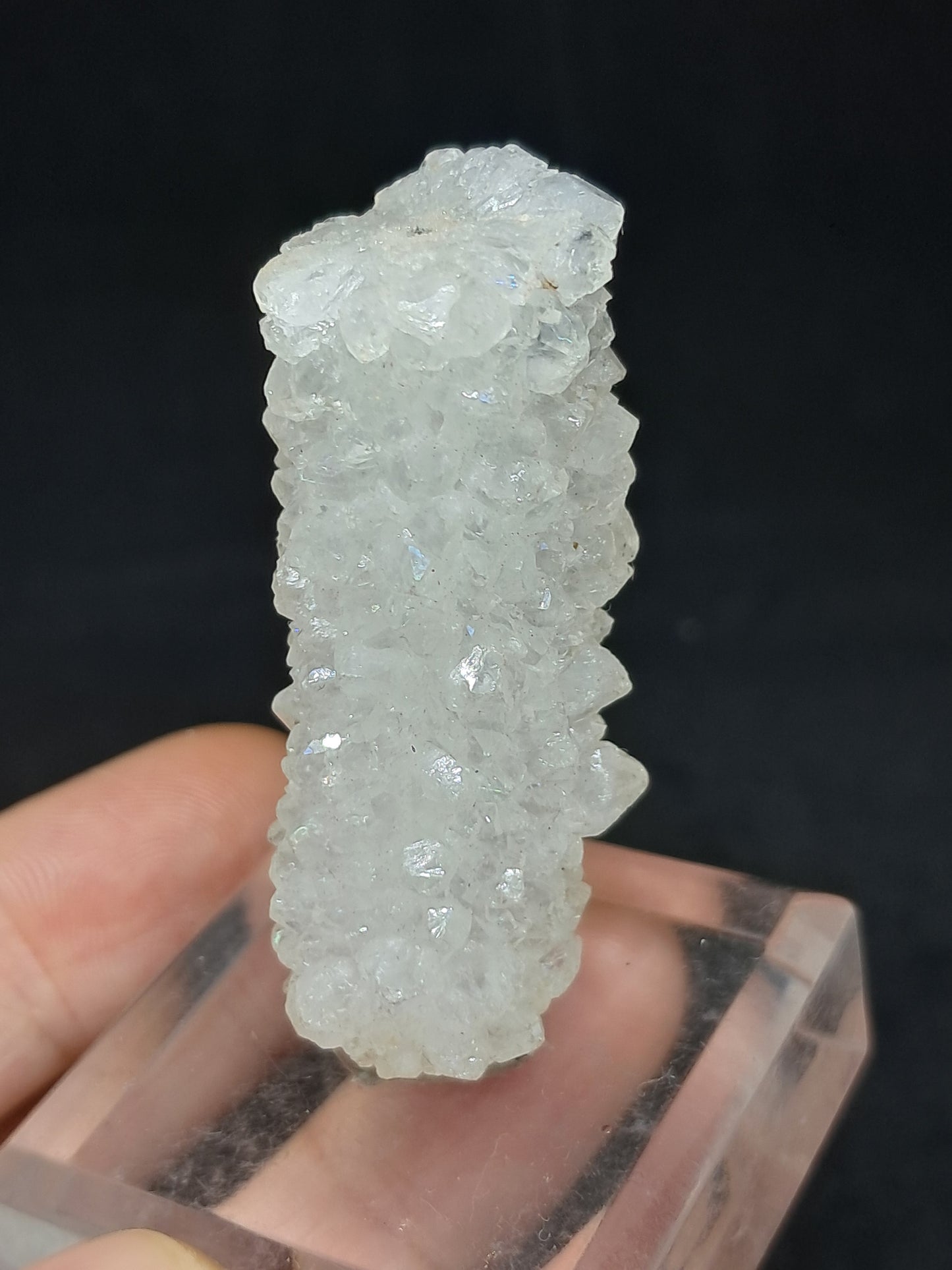 Iris Quartz (Aurangabad)| Anandalite | Stalactite | Natural Crystal #AQ32