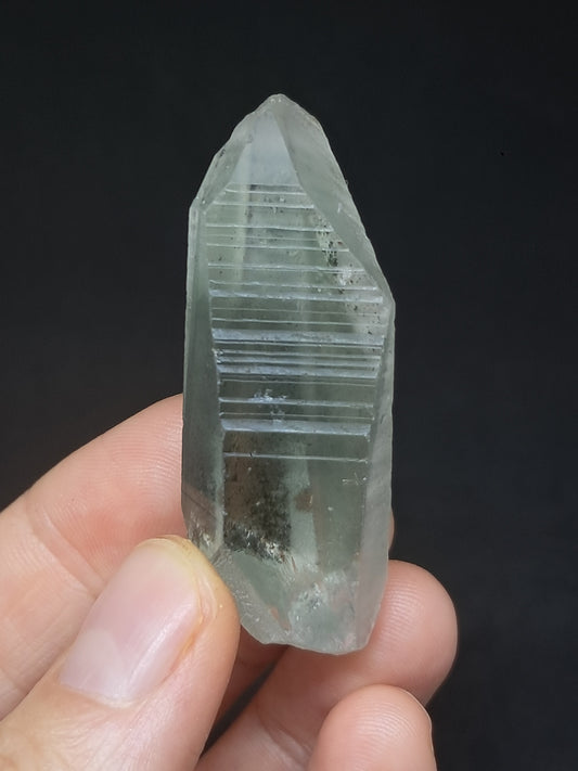 Cuarzo Fantasma de Clorita (Karur) Punta Natural | Cristal Chamánico de Jardín #CQ66
