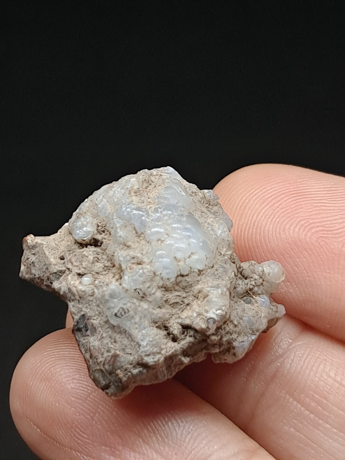 Hyalite Opal on Matrix (Mexico) Rough Crystal Stone | UV-Reactive Mineral Specimen #OH17