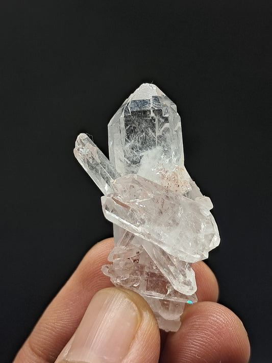 Cúmulo de Cuarzo Faden Claro (Santander, Colombia) Punta Natural | Ejemplar Mineral n.° COQ17