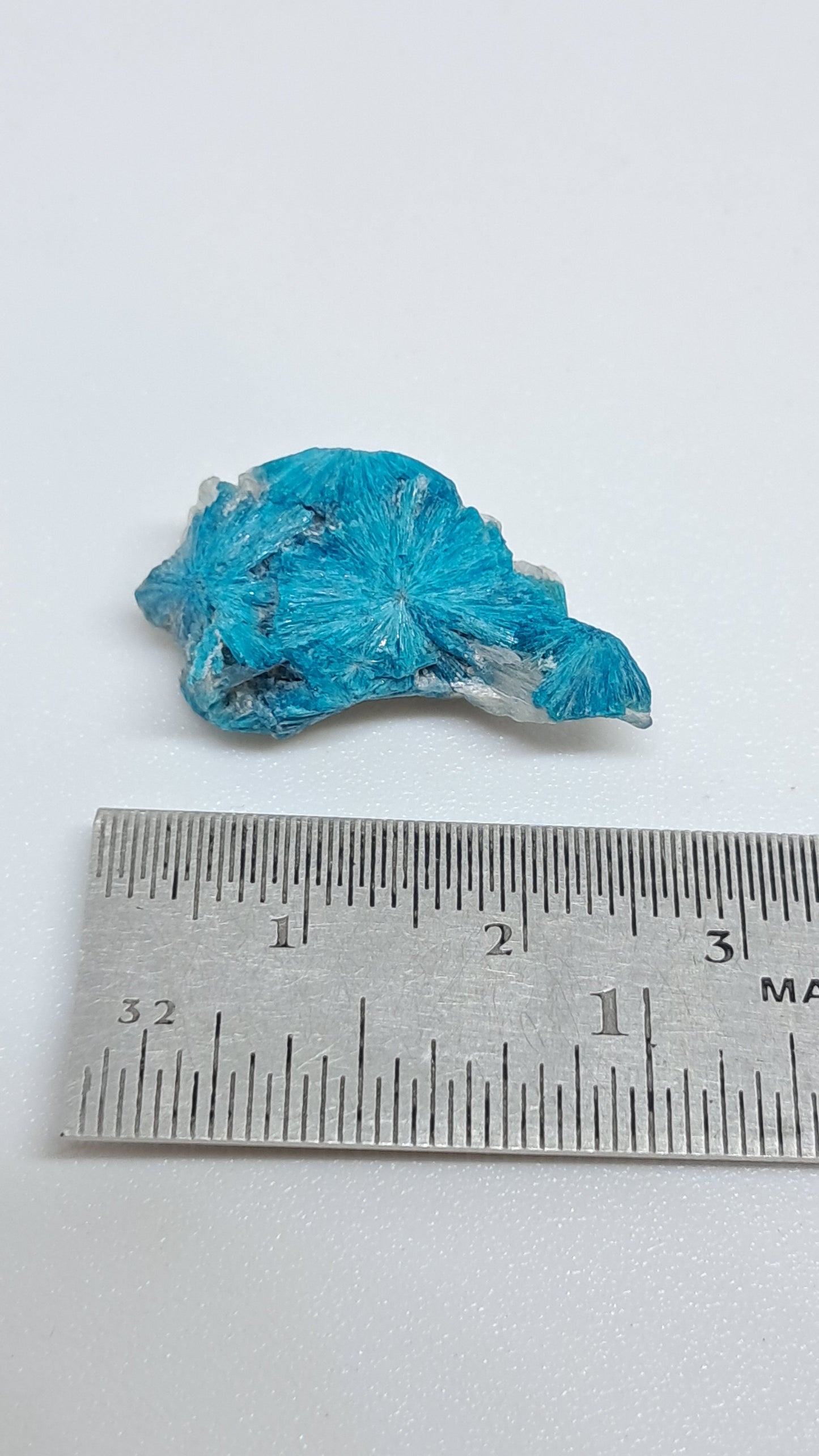 Flores de cavansita sobre matriz de estilbita (Wagholi) Cristal en bruto | Piedra natural | Ejemplar de mineral raro #CV63