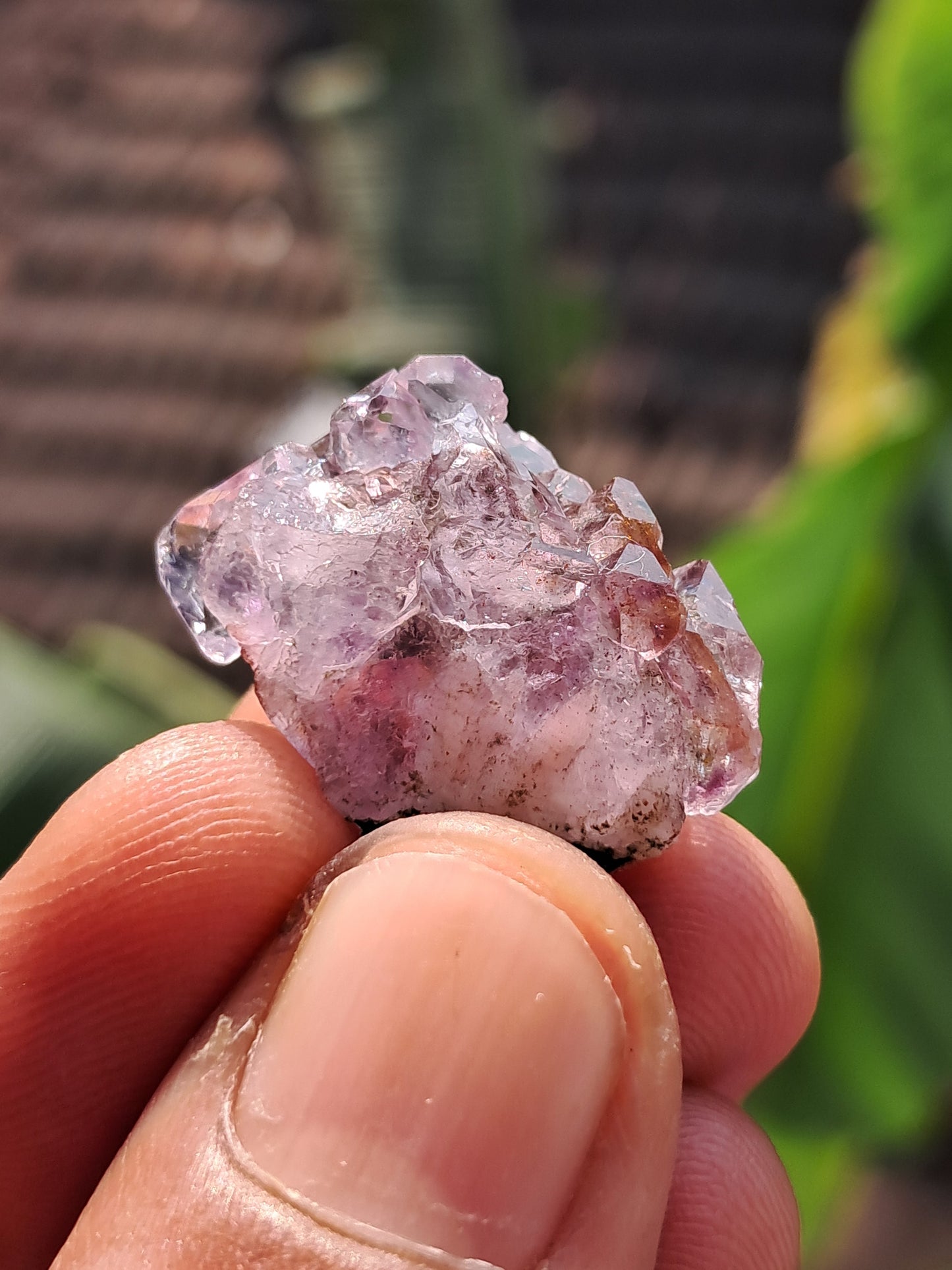 Amethyst Scepter cluster from Karur | Herkimer Like Formation| Mineral Specimen #KA177