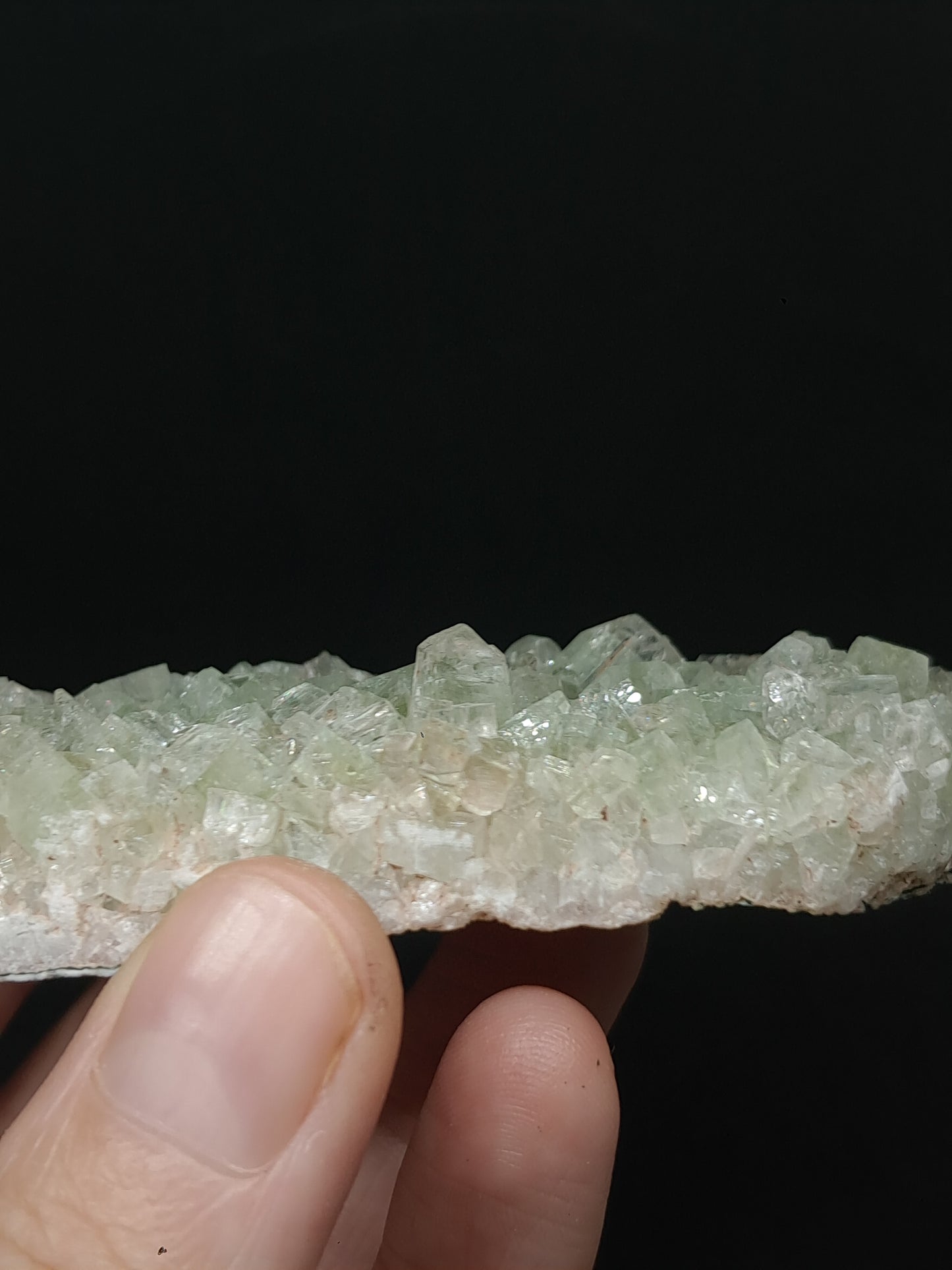 Green Apophyllite Cluster (Fluorapophyllite) (Ajanta) Rough Natural Crystal | Mineral Specimens #GA57