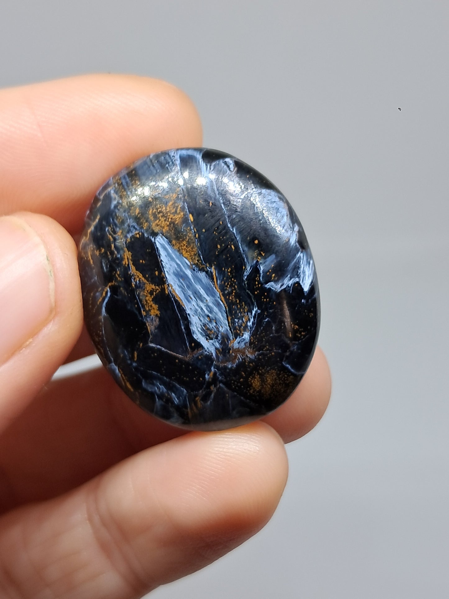 Pietersite Palmstone | Rare Polished Stone | Storm Tempest Stone | High Quality