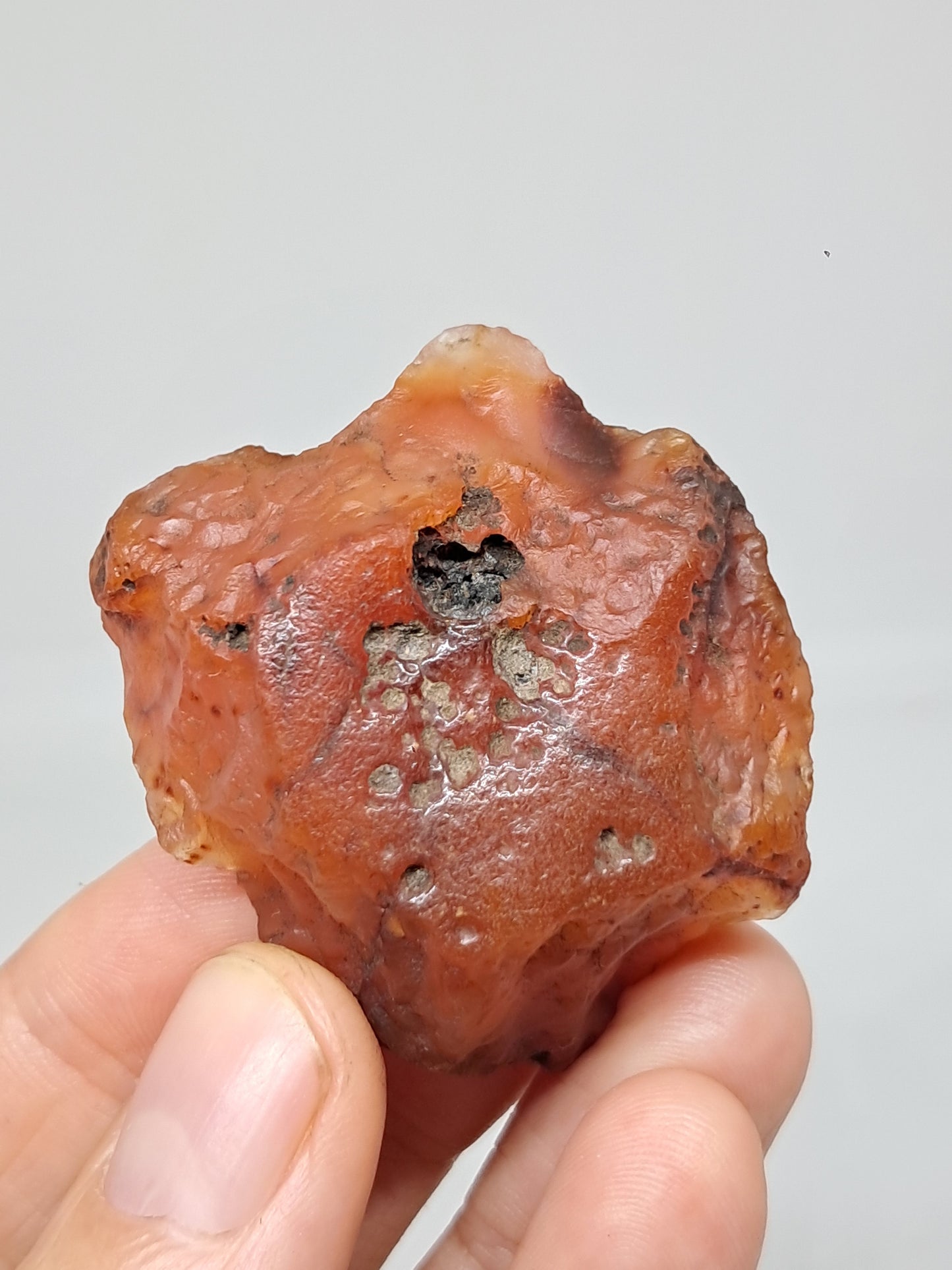 Rough Carnelian (India) Raw Stone | Natural Crystal | Mineral Specimen #CRN18